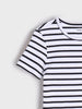 Sinsay Girl's White & Black Striped T-Shirt | Sinsay In Lebanon