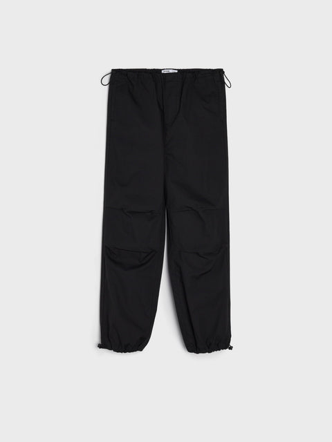 Black pants on a white background