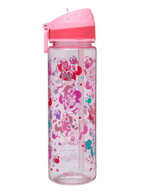 Smiggle Minnie Mouse Drink Up Plastic Water Bottle 650ml