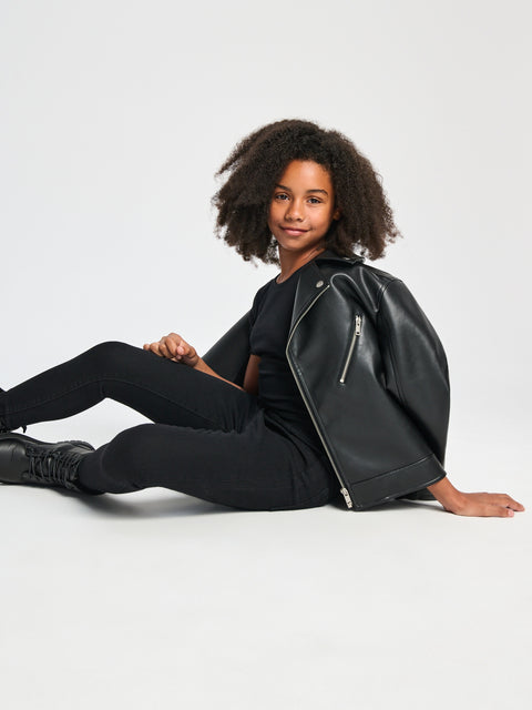Sinsay Girl's Black Elastic waistband Jeans | Sinsay in Lebanon