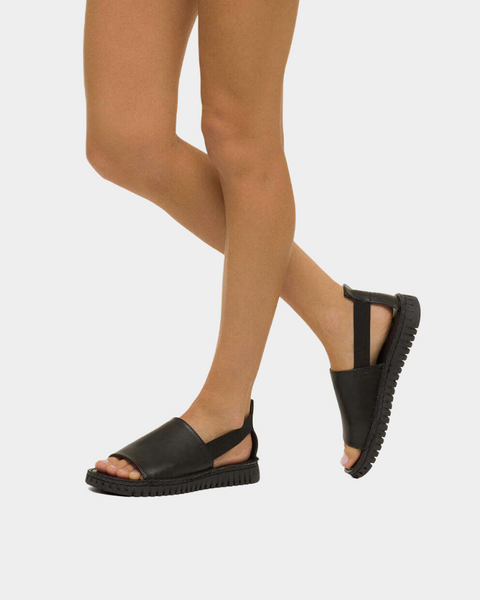 Eco Friendly Women's Black Sandals LS104579-7 SI17 shr
