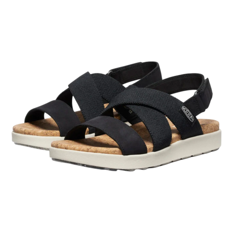 Keen Women's Black Elle Criss Cross Sandal | Keen In Lebanon