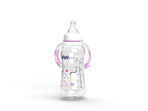 Bebedou Standard Neck Feeding Bottle (with Handles) 150ml 0+ (BBd1132) | Bebedou In Lebanon