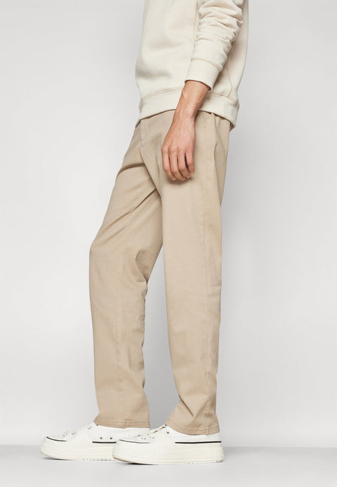 Only & Sons Men's Beige Straight Leg Trouser | Only & Sons In Lebanon