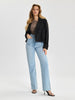 Sinsay Women's Black Cropped Transitional Jacket | Sinsay In Lebanon