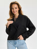 Sinsay Women's Black Cropped Transitional Jacket | Sinsay In Lebanon
