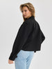 Sinsay Women's Black Cropped Transitional Jacket | Sinsay In Lebanon