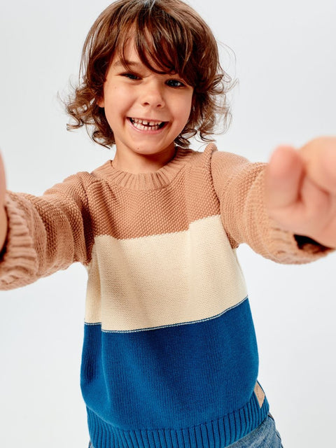 Sinsay Baby Boy's Multicolor Stripped Knitted Sweater |Sinsay In Lebanon