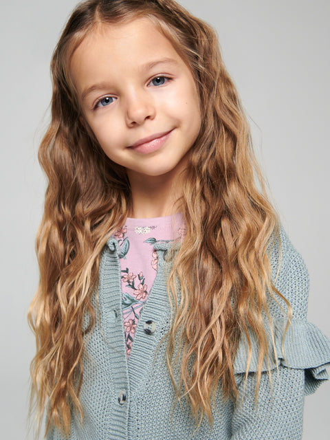 Sinsay Baby Girl's Mint Green Button-Front Cardigan | Sinsay In Lebanon