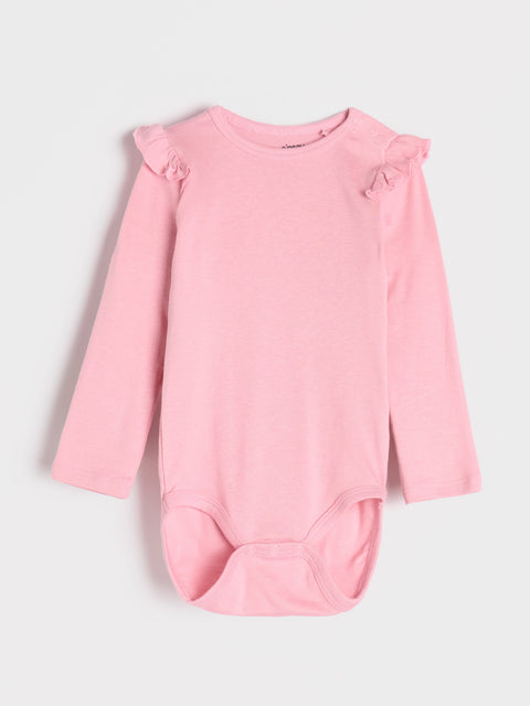 Sinsay Baby Girl's Pink/Purple Cotton Bodysuits 2-Pack | Sinsay In Lebanon