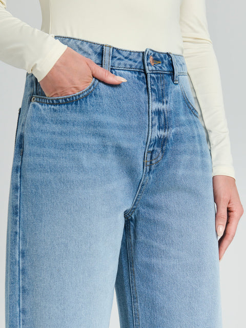 Sinsay Women's Blue Wide Leg Tall High Waist Jeans|Sinsay In Lebanon