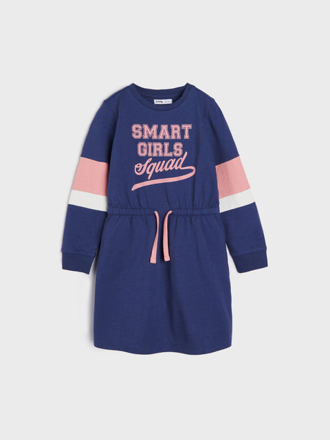 Sinsay Baby Girl's Navy Sweat Dress | Sinsay In Lebanon