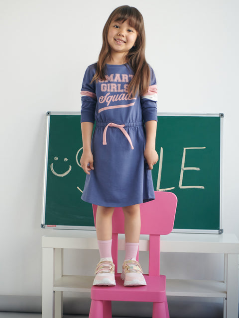 Sinsay Baby Girl's Navy Sweat Dress | Sinsay In Lebanon
