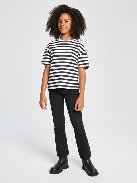 Sinsay Girl's Black Denim Flare Jeans | Sinsay in Lebanon