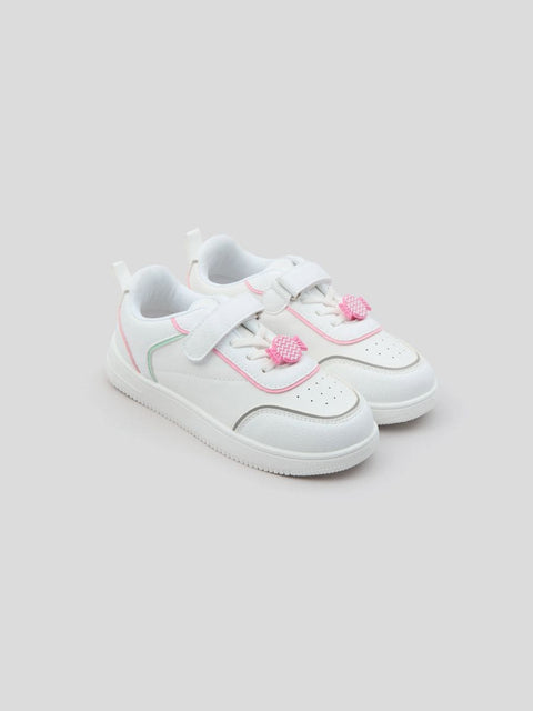 Sinsay Girl's White Velcro Closure Gym Sneakers | Sinsay in Lebanon