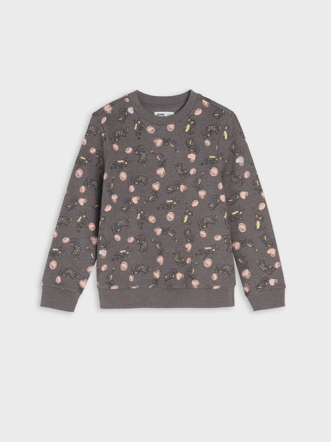 Sinsay Girl's Dark Grey/Dusty Rose Set of 2 Sweatshirts | Sinsay In Lebanon