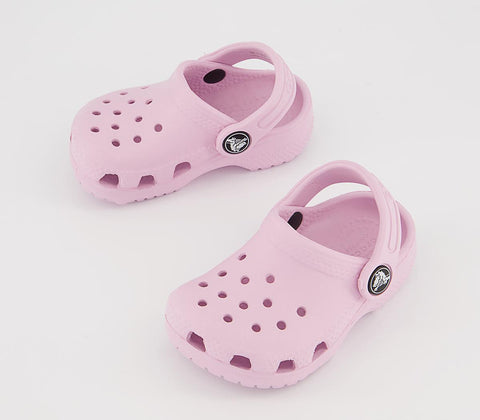 Crocs Baby Girl's Light Pink Classic Clog Slippers | Crocs In Lebanon