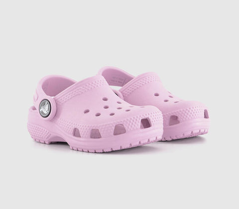 Crocs Baby Girl's Light Pink Classic Clog Slippers | Crocs In Lebanon