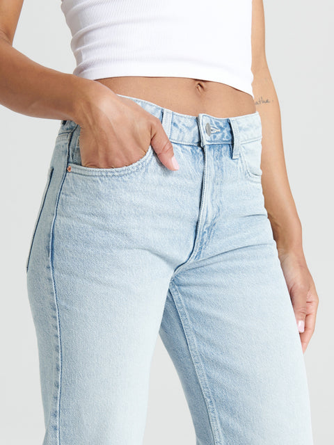 Sinsay  Women's Light Blue Denim Straight leg Jeans   | Sinsay in Lebanon