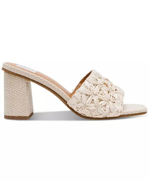 Dolce Vita Women's Beige Honey Raffia Block-Heel Dress Sandals | Dolce Vita In Lebanon