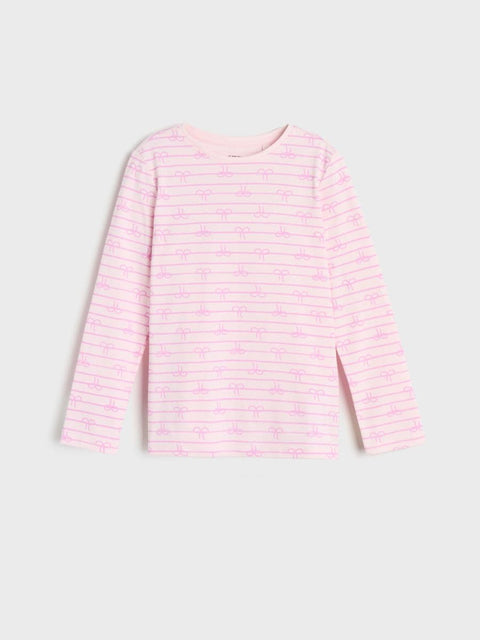 Sinsay Girl's White & Pink Pack Of 2 Long Sleeve Blouses | Sinsay In Lebanon