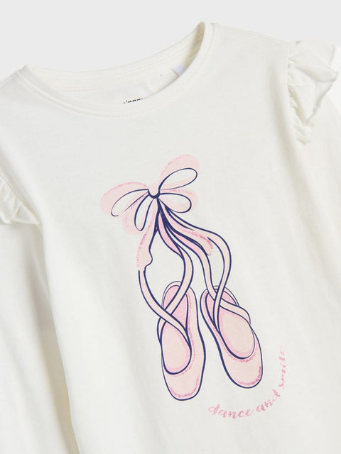 Sinsay Girl's White & Pink Pack Of 2 Long Sleeve Blouses | Sinsay In Lebanon