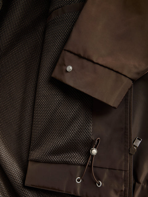 Reserved Men's Brown Hooded Jacket | Reserved In Lebanon