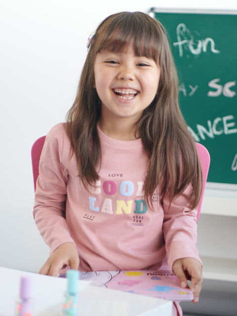 Sinsay Girl's Pink Long-sleeved Blouse | Sinsay In Lebanon