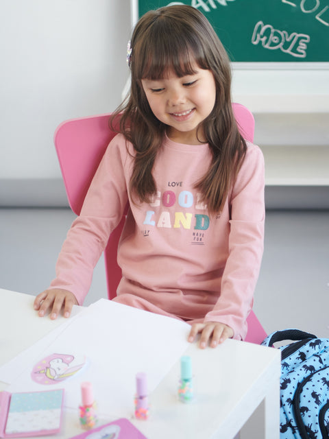 Sinsay Girl's Pink Long-sleeved Blouse | Sinsay In Lebanon