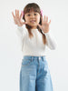 Sinsay Baby Girl's White Ribbed Blouse | Sinsay In Lebanon