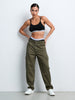 Sinsay Women's Olive Green Straight Legs Cargo Jeans | Sinsay In Lebanon