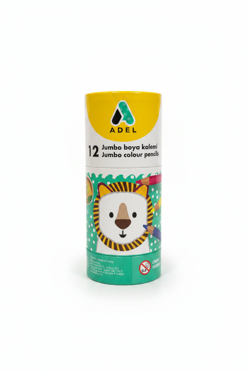 Adel 12 Coloured Pencils Jumbo Half (2119520101)