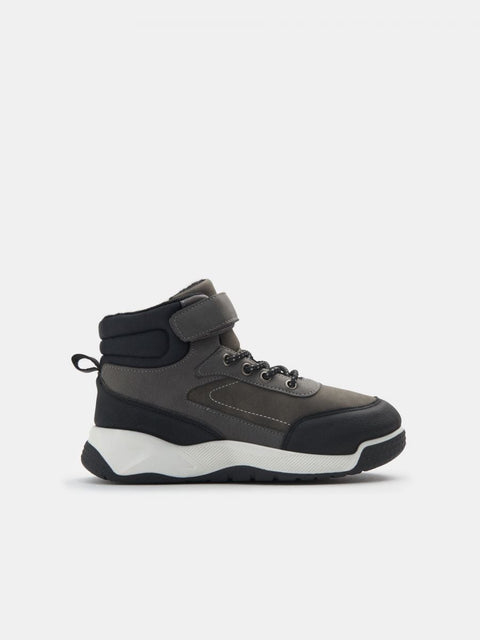 Sinsay Baby Boy's Dark Gray Insulated High Top Sneakers |Sinsay In Lebanon