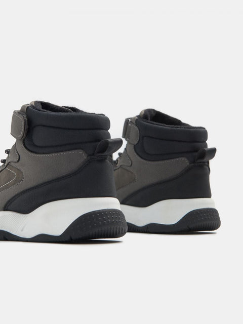 Sinsay Baby Boy's Dark Gray Insulated High Top Sneakers |Sinsay In Lebanon