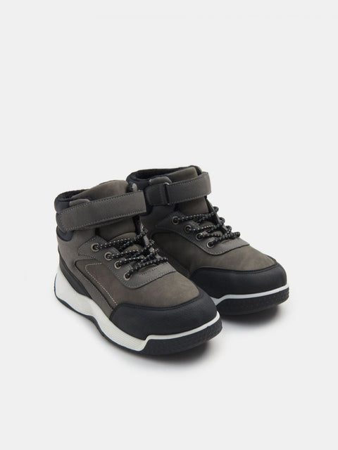 Sinsay Baby Boy's Dark Gray Insulated High Top Sneakers |Sinsay In Lebanon