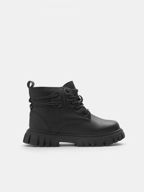 Sinsay Boy's Black Leather Ankle Boots | Sinsay In Lebanon