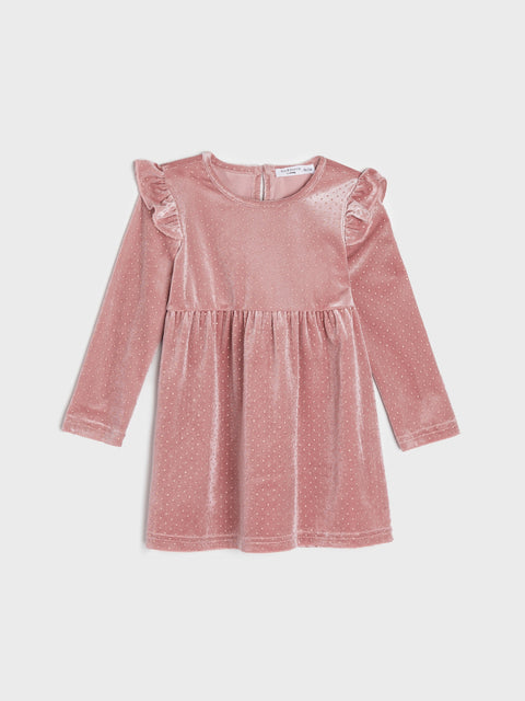 Sinsay Baby Girl's Pink Dress With Ruffle Details | Sinsay In Lebanon