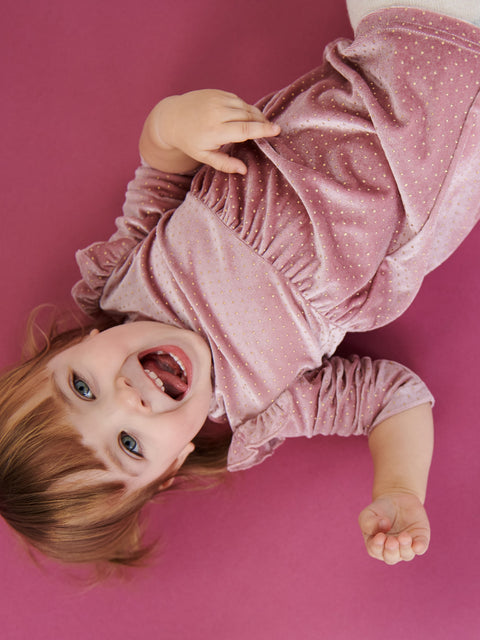 Sinsay Baby Girl's Pink Dress With Ruffle Details | Sinsay In Lebanon