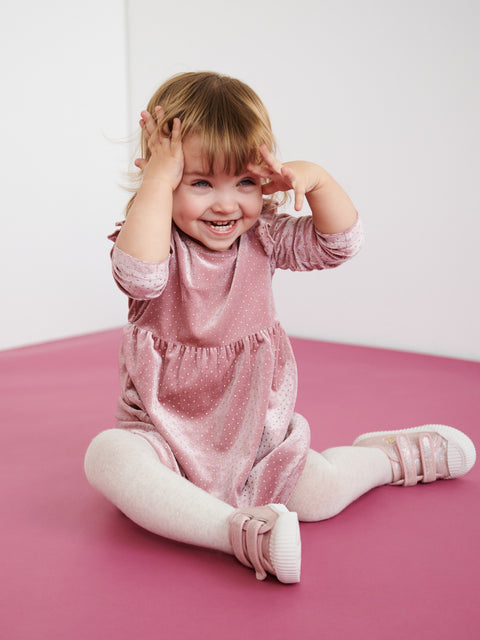 Sinsay Baby Girl's Pink Dress With Ruffle Details | Sinsay In Lebanon