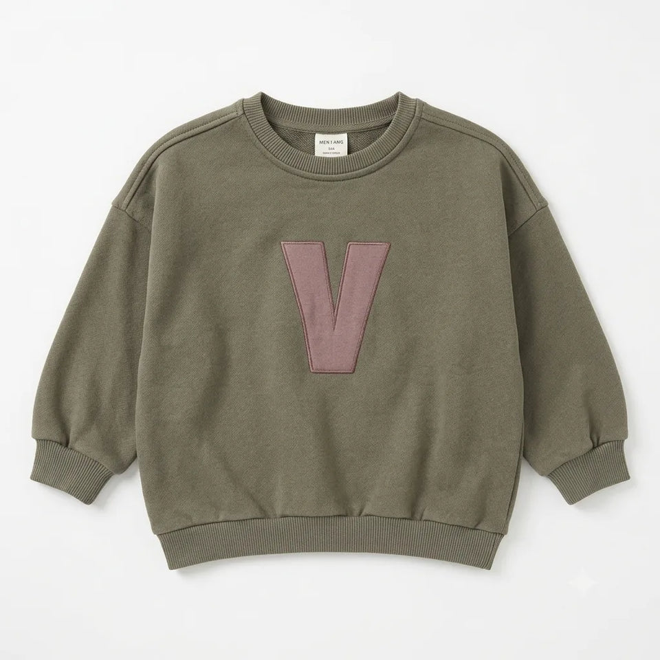 Zara Baby Girl's Greige Pullover Sweatshirt | Zara In Lebanon