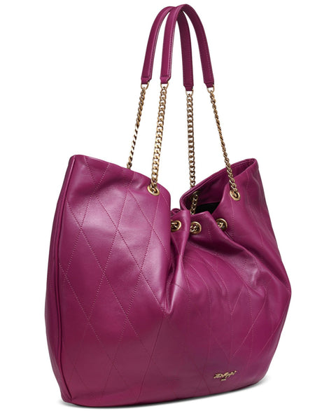Karl Lagerfeld Paris  Women's Plump  Leather, Magnetic Closure, Multiple Pockets, Tote Bag |Karl Lagerfeld Paris in Lebanon