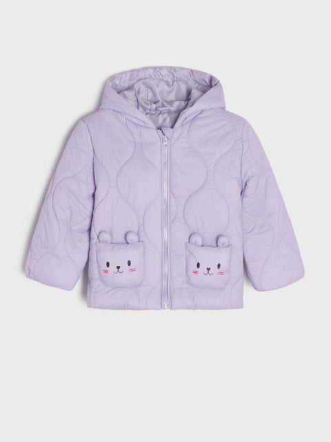 Sinsay Baby Girl's Light Purple Hooded Jacket |Sinsay In Lebanon