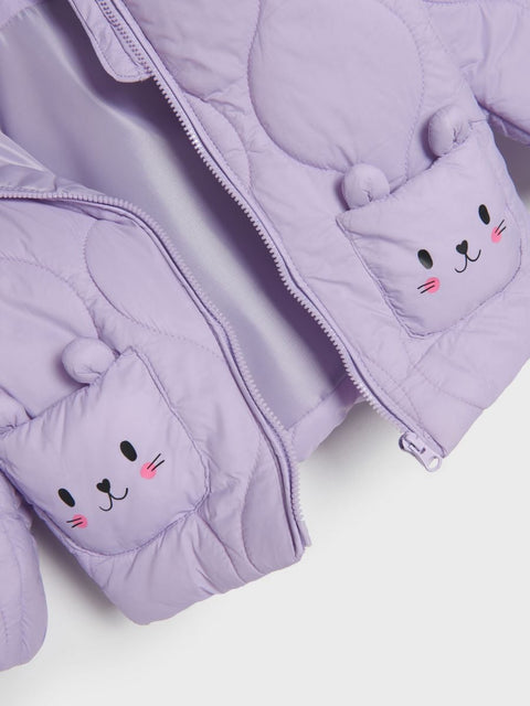 Sinsay Baby Girl's Light Purple Hooded Jacket |Sinsay In Lebanon