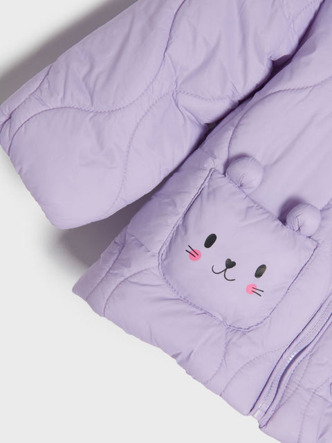 Sinsay Baby Girl's Light Purple Hooded Jacket |Sinsay In Lebanon