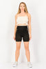 Forever 21 Women's Black Biker Short |Forever 21 In Lebanon