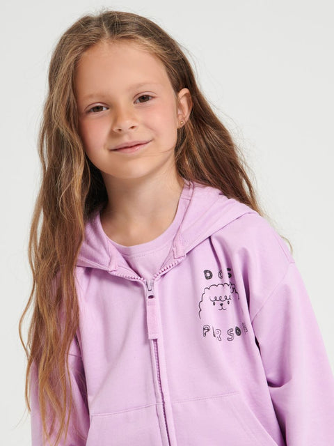 Sinsay Baby Girl's Pink Printed Long Sleeve Hooded Jacket |Sinsay In Lebanon