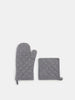 Sinsay Home Grey Quilted Oven Mitt & Pot Holder Set | Sinsay in Lebanon