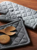 Sinsay Home Grey Quilted Oven Mitt & Pot Holder Set | Sinsay in Lebanon