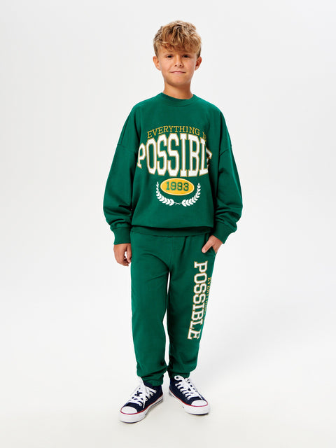 Sinsay Boy's Green Training-Style Sweatshirt | Sinsay In Lebanon