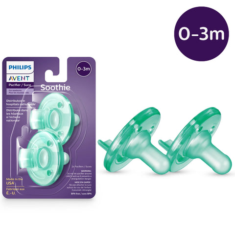 Philips Avent Pack Of 2 Soothie 0-3 Months Orthodontic Baby Pacifiers | Philips In Lebanon